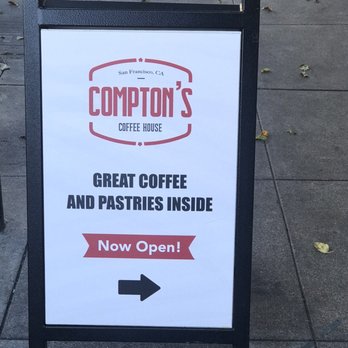 Compton's Coffee House - Getting attention on Fillmore - Coffee & Tea Near Me - San Francisco, California