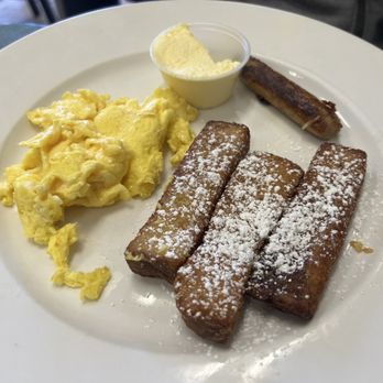 Scrambled Eggs Cafe - Kids French toast sticks combo - Cafes Near Me - Simi Valley, California Scrambled Eggs Cafe - Kids French toast sticks combo - Cafes Near Me - Simi Valley, California