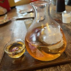 Pan da cafe - Nice presentation...iced rose tea