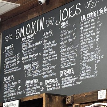 Smokin' Joe's Rib Ranch - 08/2025 menu - Barbeque Near Me - Davis, Oklahoma Smokin' Joe's Rib Ranch - 08/2025 menu - Barbeque Near Me - Davis, Oklahoma