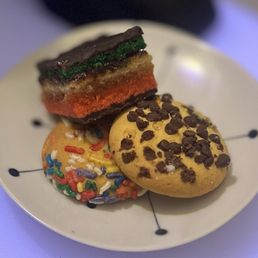 Rainbow Cookie Cake