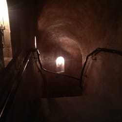 El Cortez Mexican Kitchen + Tequila Bar - I love this stairwell.