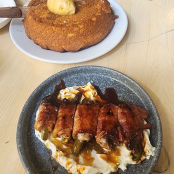 Eunice - Cast Iron Corn Bread & Cajun Duck Poppers - Cajun/Creole Near Me - Houston, Texas Eunice - Cast Iron Corn Bread & Cajun Duck Poppers - Cajun/Creole Near Me - Houston, Texas