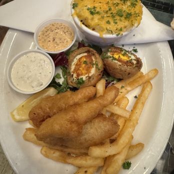 Quarter Celtic Brewpub - Celtic trio. Shepherd's Pie Scotch Eggs Half Fish & Chips (1pc) - Brewpubs Near Me - Albuquerque, New Mexico