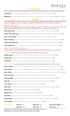 Menu photo 8 Moksha Indian Bistro Niagara Falls, ON