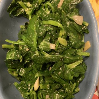 Jin Ding Restaurant - Stir-Fried Snow Pea Leaves with Garlic - Dim Sum Near Me - Bryn Mawr, Pennsylvania Jin Ding Restaurant - Stir-Fried Snow Pea Leaves with Garlic - Dim Sum Near Me - Bryn Mawr, Pennsylvania