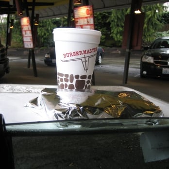 Burgermaster - Grilled crab sandwich with a shake, ready windowside - Burgers Near Me - Bellevue, Washington