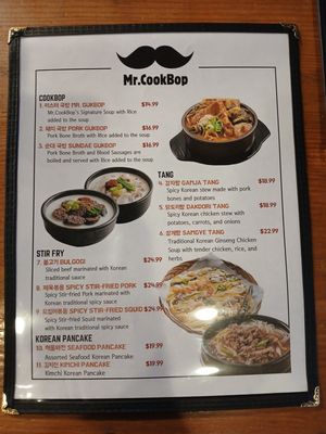 Menu photo 4 Mr Cookbop New Haven, CT