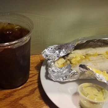 Barrett's Coffee - VEGE options for bfast tacos. Mm $2.50 - Coffee Roasteries Near Me - Austin, Texas