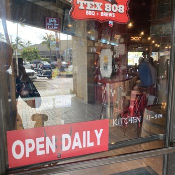 TEX 808 BBQ & Brews - Kitchen is open 11 AM - 9 PM - Barbeque Near Me - Honolulu, Hawaii