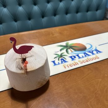 La Playa Fresh Seafood - Fresh Coconut Agua Fresca - Seafood Near Me - Cleveland, Ohio La Playa Fresh Seafood - Fresh Coconut Agua Fresca - Seafood Near Me - Cleveland, Ohio
