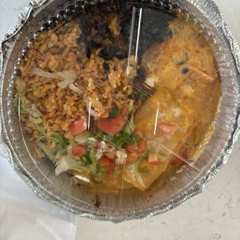 Valle Luna - Cheese enchiladas with black beans. - Mexican Near Me - Chandler, Arizona