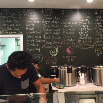 Poke Rainbow - A lot a writing on their menu - Poke Near Me - Van Nuys, California Poke Rainbow - A lot a writing on their menu - Poke Near Me - Van Nuys, California