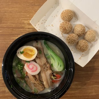 Chi Lin Asian Eatery - Tonkotsu ramen and sesame balls to go - Ramen Near Me - Aurora, Colorado
