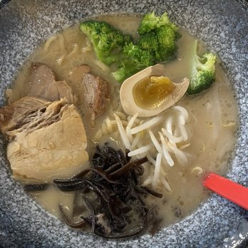 Hanano Ramen - Build your own ramen (with pork belly, egg, mushroom, broccoli, and bean sprouts) - Ramen Near Me - Orange, California Hanano Ramen - Build your own ramen (with pork belly, egg, mushroom, broccoli, and bean sprouts) - Ramen Near Me - Orange, California