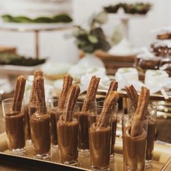 Churros with chocolate