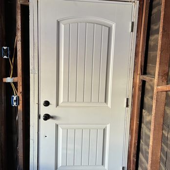 Handyman - Exterior door from garage to back yard - Handyman Near Me - Fullerton, California
