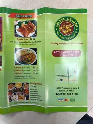 Menu photo 1 Golden Dragon Colton, CA Menu photo 1 Golden Dragon Colton, CA