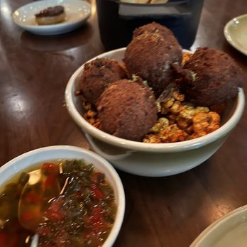 Landrace - Hopi Blue Corn HushPuppies - New American Near Me - San Antonio, Texas Landrace - Hopi Blue Corn HushPuppies - New American Near Me - San Antonio, Texas