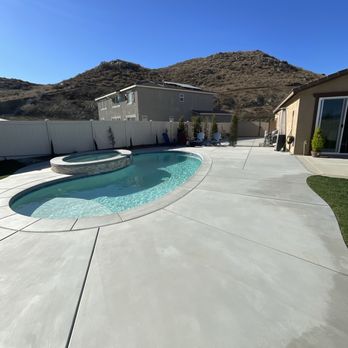 John Cordrey Landscape Construction - Pool deck, pour in place coping - Landscaping Near Me John Cordrey Landscape Construction - Pool deck, pour in place coping - Landscaping Near Me