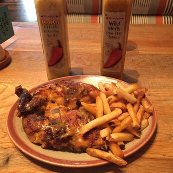 Nando's Peri-Peri - Half chicken with mango-lime glaze and fries. - Portuguese Near Me - Washington, DC, District of Columbia Nando's Peri-Peri - Half chicken with mango-lime glaze and fries. - Portuguese Near Me - Washington, DC, District of Columbia