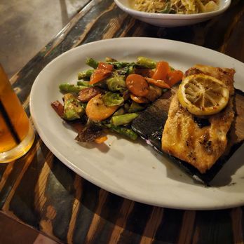 Bistro Di Bufala - Salmon Plank - Italian Near Me - Visalia, California Bistro Di Bufala - Salmon Plank - Italian Near Me - Visalia, California