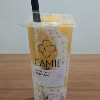 Camie Tea - Mango Sunrise - Bubble Tea Near Me - San Diego, California Camie Tea - Mango Sunrise - Bubble Tea Near Me - San Diego, California