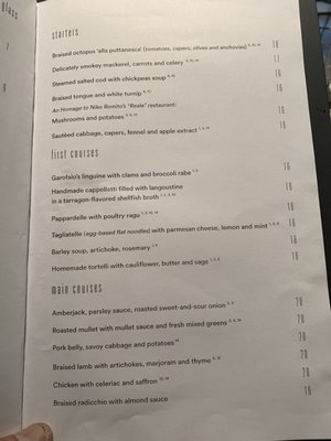 Menu photo 1 Spazio Milano Milan, MI Menu photo 1 Spazio Milano Milan, MI