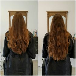 Salon 839 - Detoxifying wash, deep moisturizing treatment, and a trim. Amia did a wonderful job, I love it.