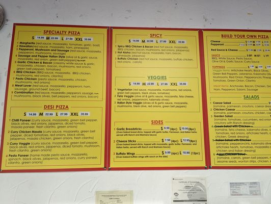 Menu photo 1 i Pizza Newark, CA