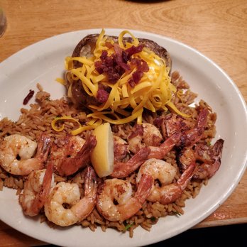Texas Roadhouse - Broiled Shrimp and Loaded Baked Potato - Steakhouses Near Me - Goodyear, Arizona Texas Roadhouse - Broiled Shrimp and Loaded Baked Potato - Steakhouses Near Me - Goodyear, Arizona
