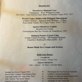 Mulvaney's B & L - Dessert menu as of 6/17/2026 - New American Near Me - Sacramento, California Mulvaney's B & L - Dessert menu as of 6/17/2026 - New American Near Me - Sacramento, California