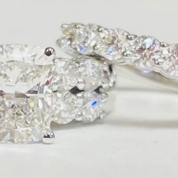 Diamonds by Angie - The new set in white gold. Looks even better in the lighted box in which it arrived. She'll love it and feel like a million dollars. - Jewelry Near Me - Los Angeles, California Diamonds by Angie - The new set in white gold. Looks even better in the lighted box in which it arrived. She'll love it and feel like a million dollars. - Jewelry Near Me - Los Angeles, California