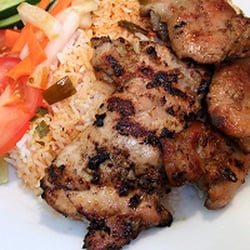 Lemon Grass Chicken Rice Plate