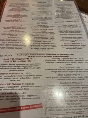 Menu photo 1 Foundry Kitchen and Bar Elyria, OH