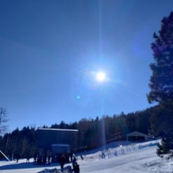 Pajarito Mountain - Beginner lift, plenty high and steep enough for me!