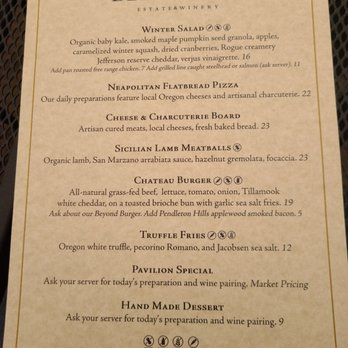 Belle Fiore Winery - Delicious looking menu - Wine Tours Near Me - Ashland, Oregon Belle Fiore Winery - Delicious looking menu - Wine Tours Near Me - Ashland, Oregon