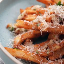Hemlock Restaurant & Bar - Belgian Fries with Garlic Parmesan