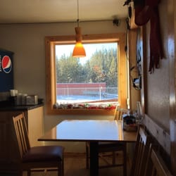 Basecamp Grill - Another inside looking out to the parking lot
