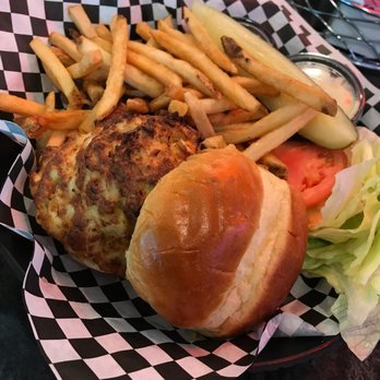 Double T Diner - Pasadena - Crab Cake, Fries & Kosher Pickle - Diners Near Me - Pasadena, Maryland