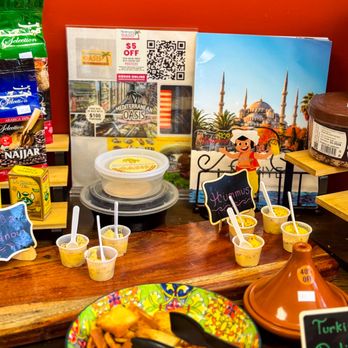Mediterranean Oasis - hummus and baba ghanoush free samples - Mediterranean Near Me - Shoreline, Washington