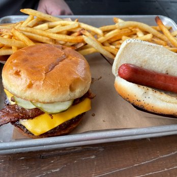302 Wheaton - Cheeseburger and a plain hot dog - Burgers Near Me - Wheaton, Illinois 302 Wheaton - Cheeseburger and a plain hot dog - Burgers Near Me - Wheaton, Illinois