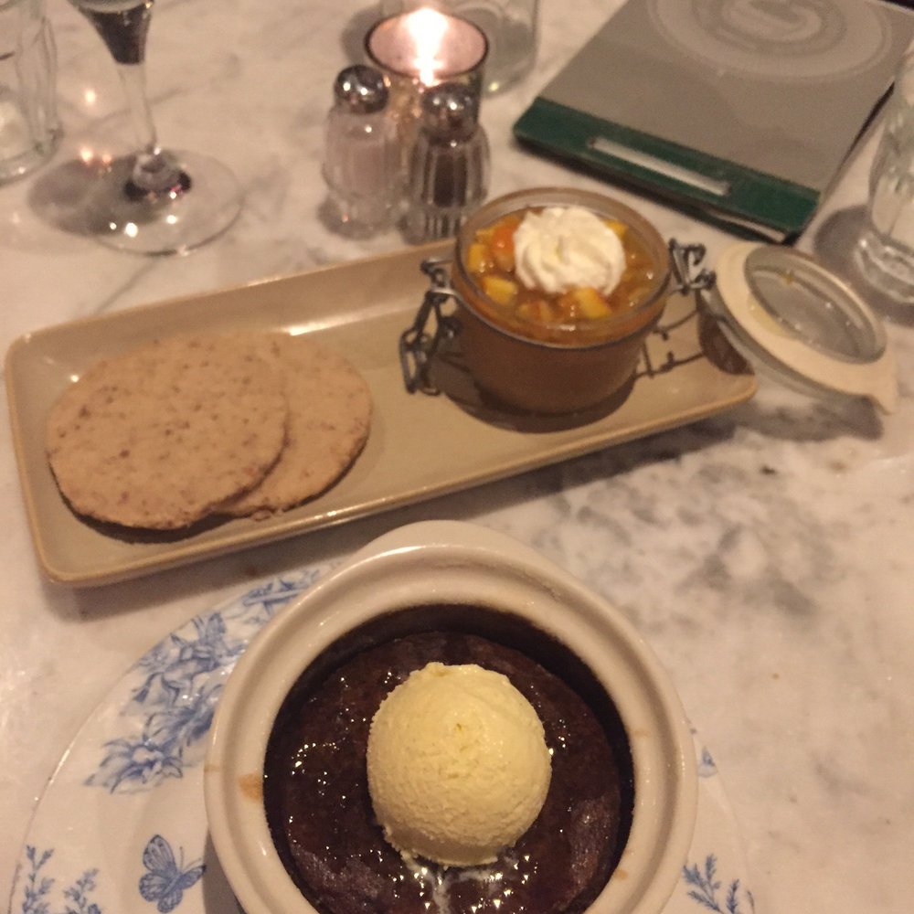 The Commoner - Top: butterscotch pot de creme Bottom: sticky toffee pudding - New American Near Me - Pittsburgh, Pennsylvania The Commoner - Top: butterscotch pot de creme Bottom: sticky toffee pudding - New American Near Me - Pittsburgh, Pennsylvania