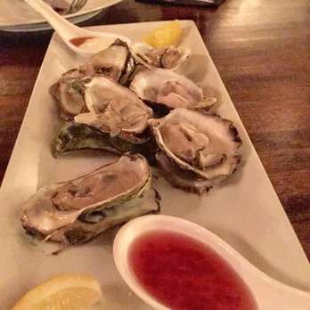 Sabor - Raw oysters with vinegarette and horseradish sauce - Seafood Near Me - Edmonton, Alberta Sabor - Raw oysters with vinegarette and horseradish sauce - Seafood Near Me - Edmonton, Alberta