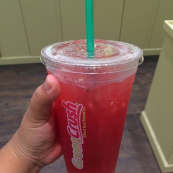 Green Crush - Watermelon juice! Amazingly good & refreshing for a hot day. - Juice Bars & Smoothies Near Me - Cerritos, California Green Crush - Watermelon juice! Amazingly good & refreshing for a hot day. - Juice Bars & Smoothies Near Me - Cerritos, California