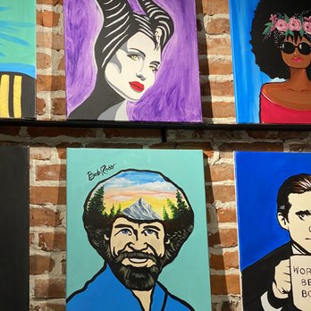 Muse Paintbar - Garden City - Maleficent! I love this and Bob Ross lol - Paint & Sip Near Me - Garden City, New York Muse Paintbar - Garden City - Maleficent! I love this and Bob Ross lol - Paint & Sip Near Me - Garden City, New York