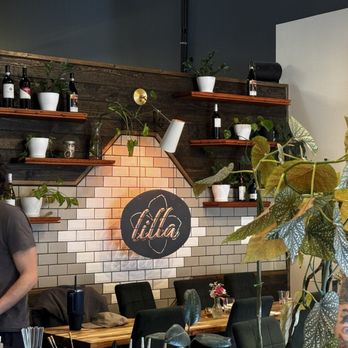 Lilla - Love this wall and branding - Vegan Near Me - Portland, Oregon