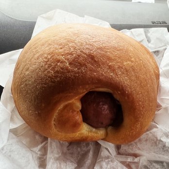 Kolache Depot Bakery - a hot dog in a bun - Bakeries Near Me - Ennis, Texas Kolache Depot Bakery - a hot dog in a bun - Bakeries Near Me - Ennis, Texas