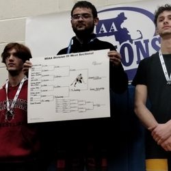 Champs Fighting and Fitness - Jeremiah one of our trainers western mass champ at 145 now wrestling for Springfield college