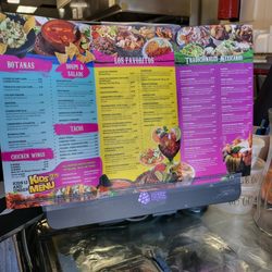 La Morenita - Menu